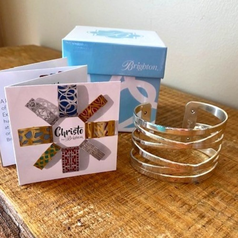 Brighton Christo Chara Wide Cuff Bracelet